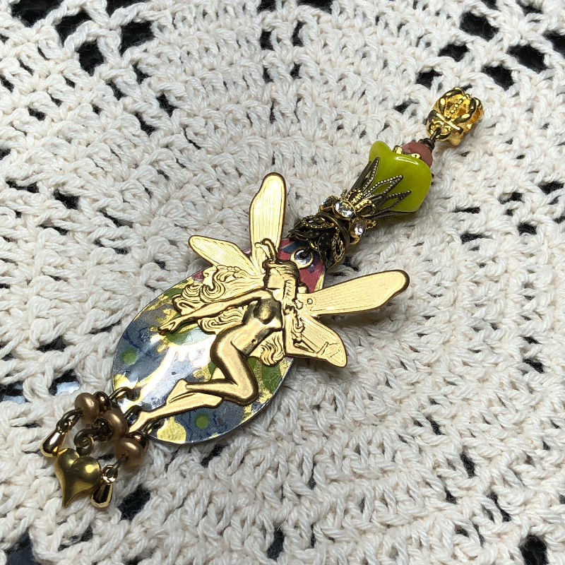 friendship fairy honoring the richness of sharing life necklace pendant