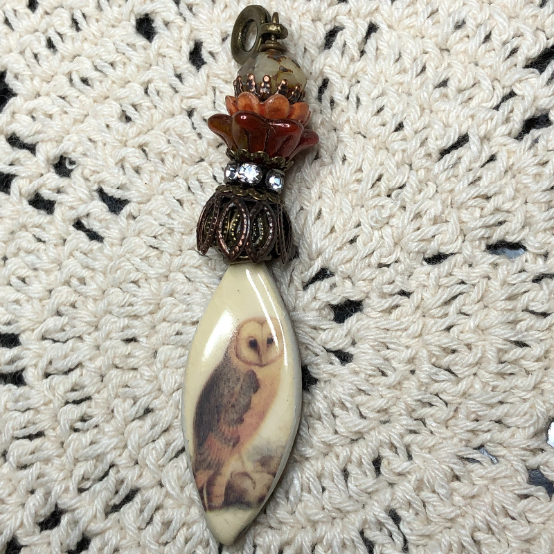 guardian owl-necklace pendant