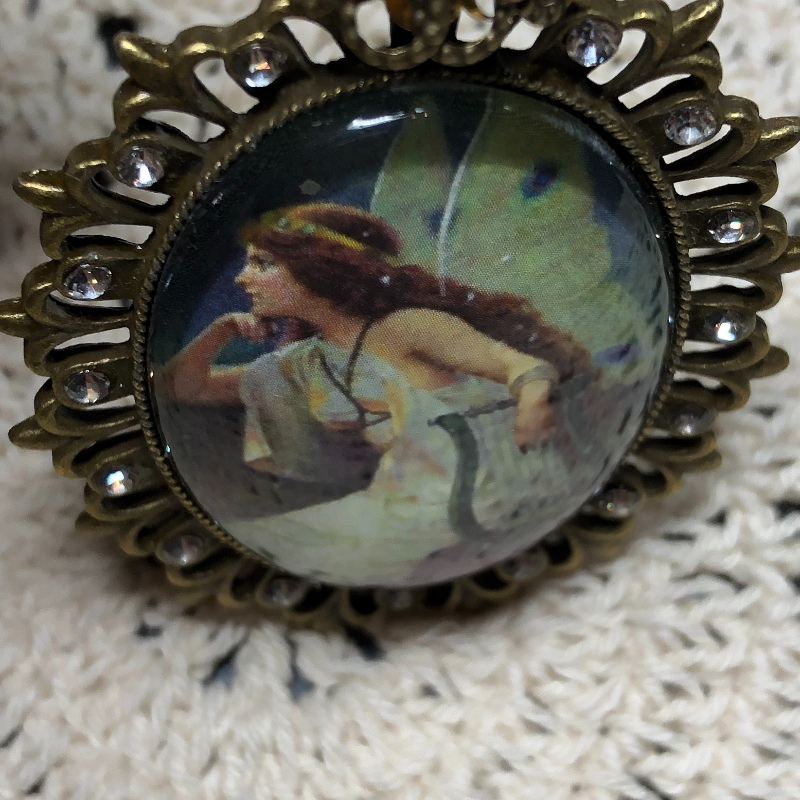 butterfly goddess necklace pendant
