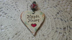 pendant--hippie heart