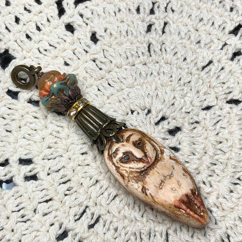 inner wisdom visionary owl-necklace pendant three necklace pendant