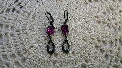 earrings- santa fe-fuchsia