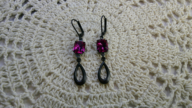 earrings- santa fe-fuchsia