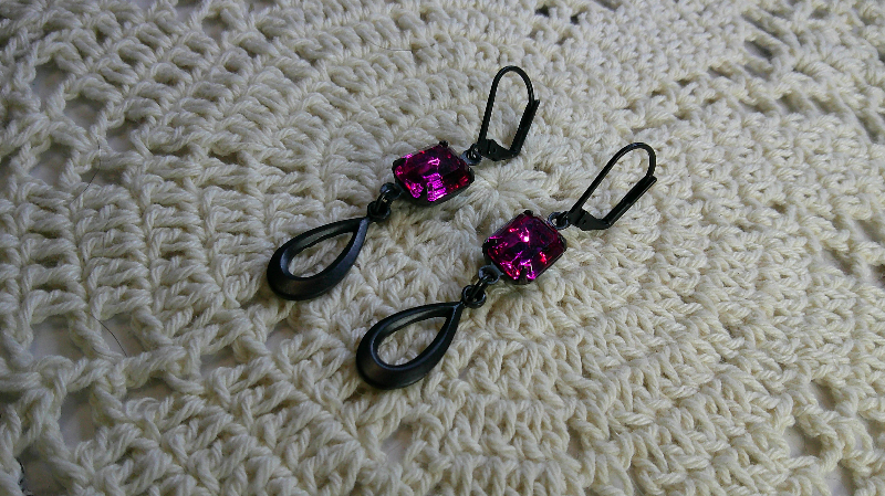 earrings- santa fe-fuchsia