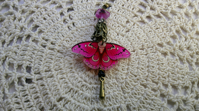 pendant-inner healing light-vivid fuchsia