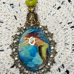 mermaid wave-rider necklace pendant