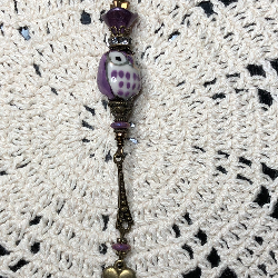 just plum wisdom owl necklace pendant