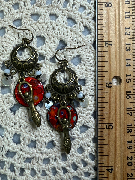 goddess moon dance ritual earrings