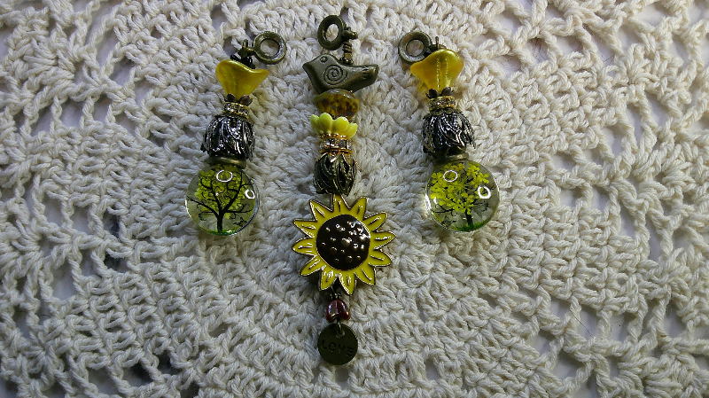 gift sets- sunflower, bees, trees,  golden-yellow set of 6