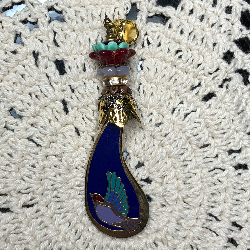 take flight-vintage enameled bird necklace pendant-2