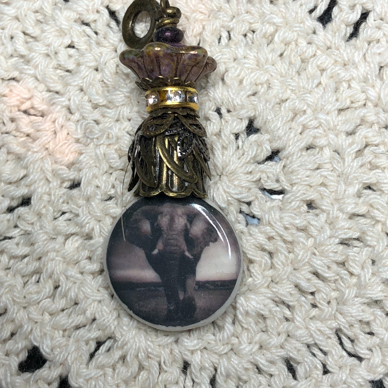 majestic kindness elephant necklace pendant