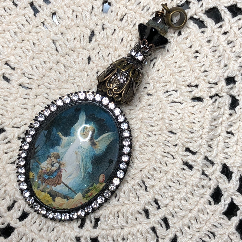 guardian angel necklace pendant