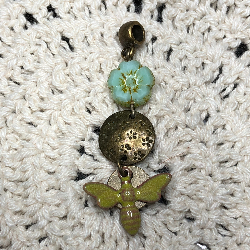 bee love-enameled bee necklace pendant-5