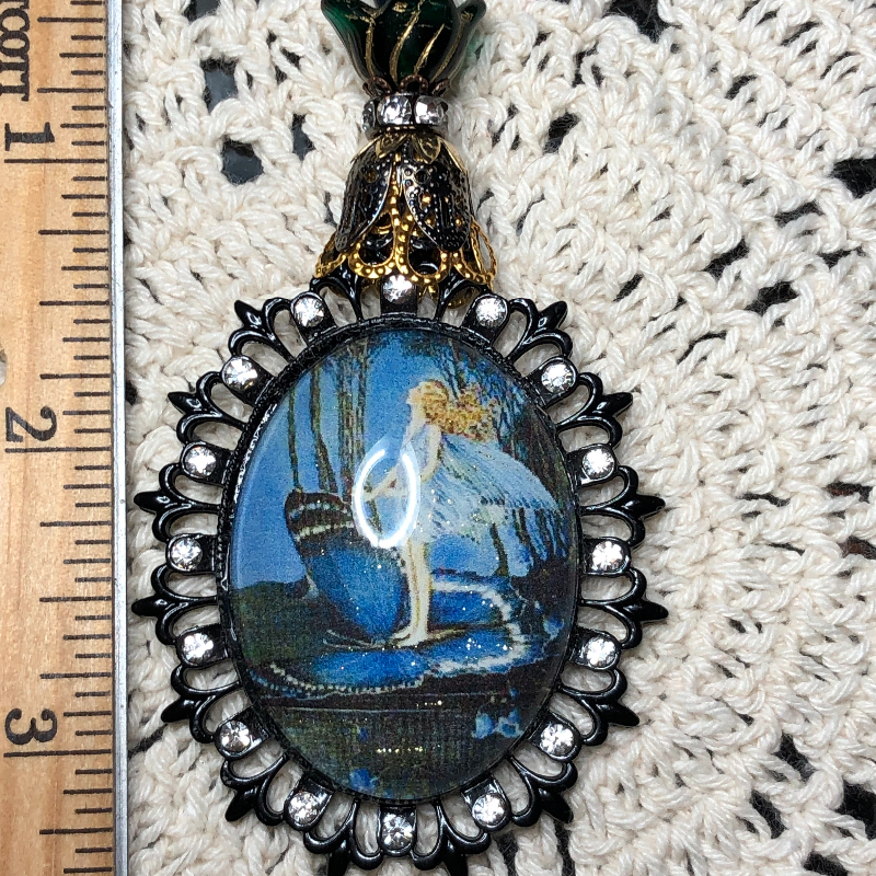 fairy ship of sails necklace pendant