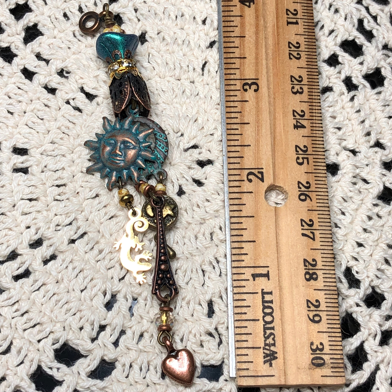 southwestern sun charmed necklace pendant