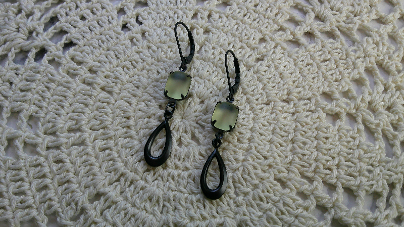 earrings- santa fe- matte yellow