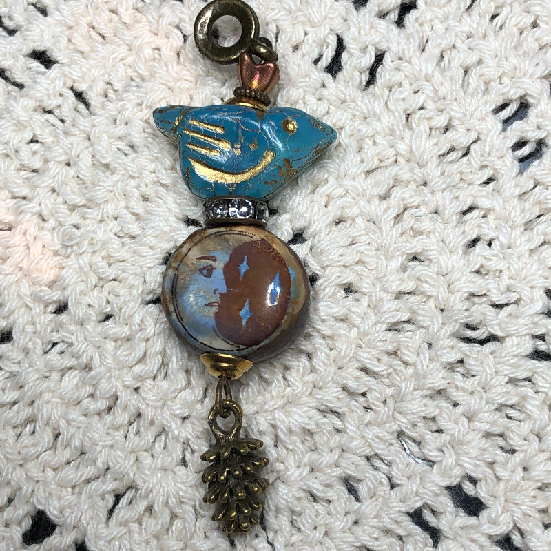 catch a falling star bird necklace pendant