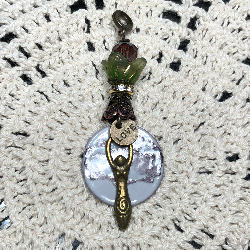 lotus-goddess necklace pendant
