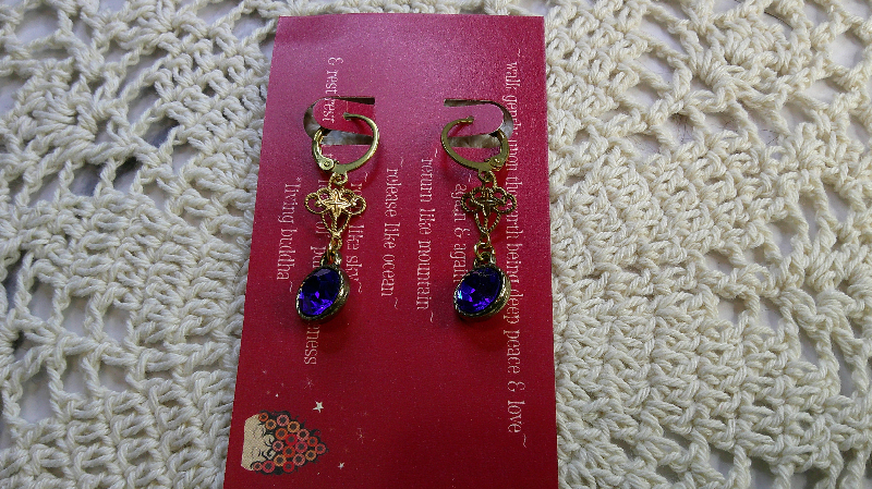 earrings- verve-deep blue