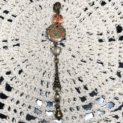 alchemy muse, enameled flos butterfly necklace pendant-1