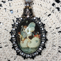 fairy gondoliers-necklace pendant