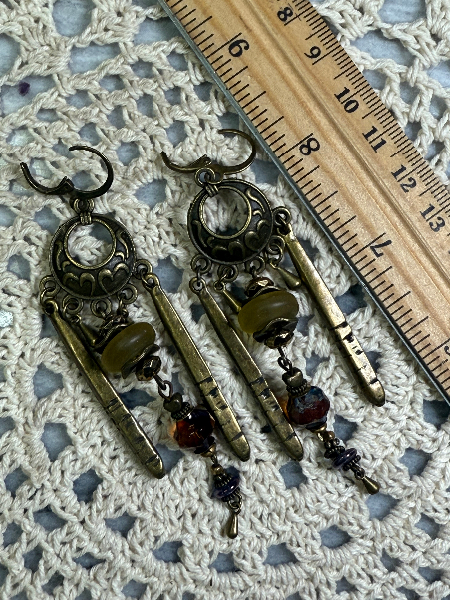tribal gathering earrings
