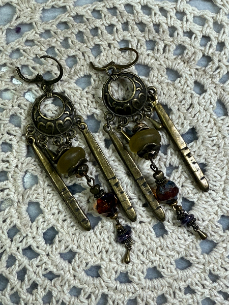 tribal gathering earrings
