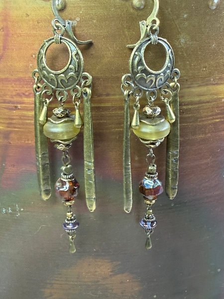 tribal gathering earrings