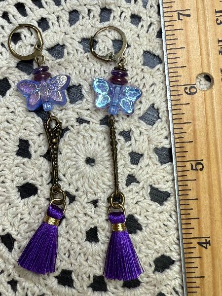butterfly earrings