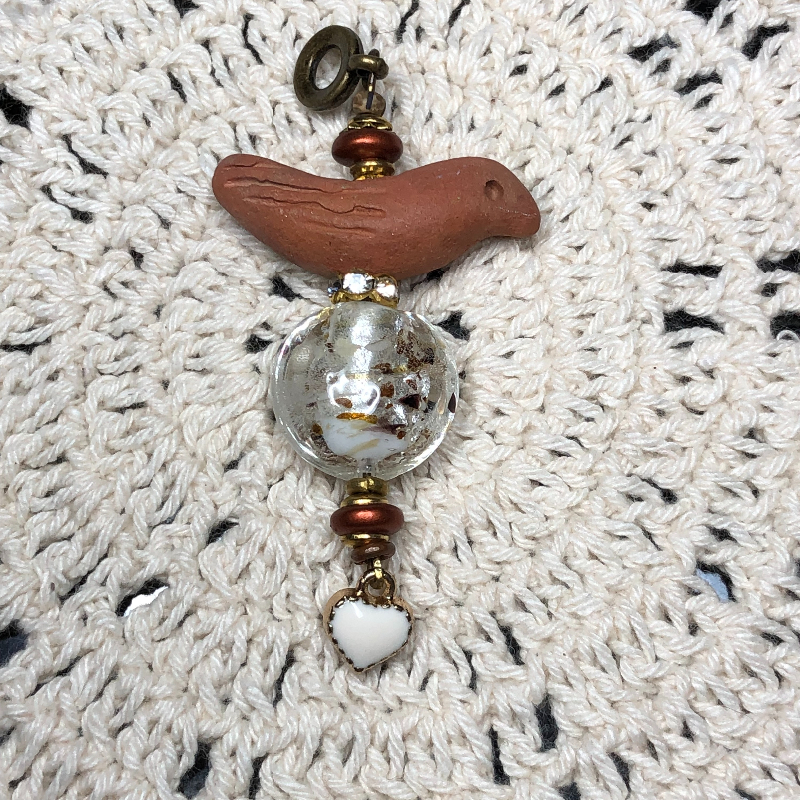 heart of the southwestern sands bird necklace pendant