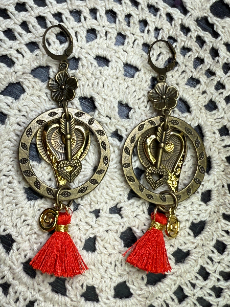 you have my heart-charming earrings