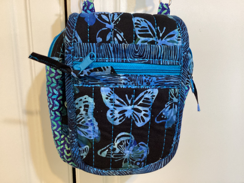 On the Go/ Blue Butterflies Bag