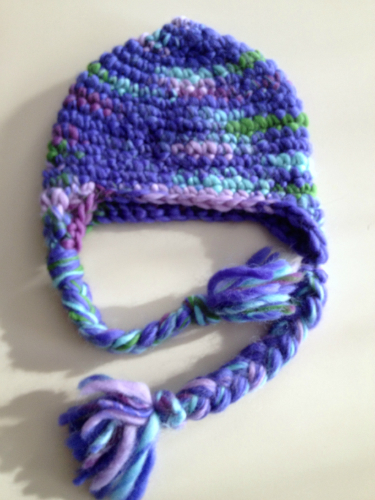 Purple Crochet Infant-Toddler Hat