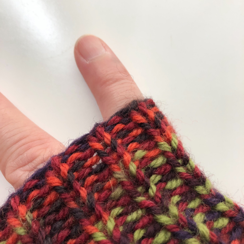 Autumn Wool Fingerless Gloves / Arm Warmers