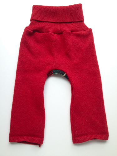 Recycled Woolly Red Holiday Cashmere Jecaloones - Mini