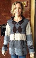 Grey Recycled Wool Adult Sweater