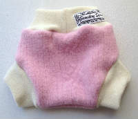Small Pink Recycled Lambswool Soaker