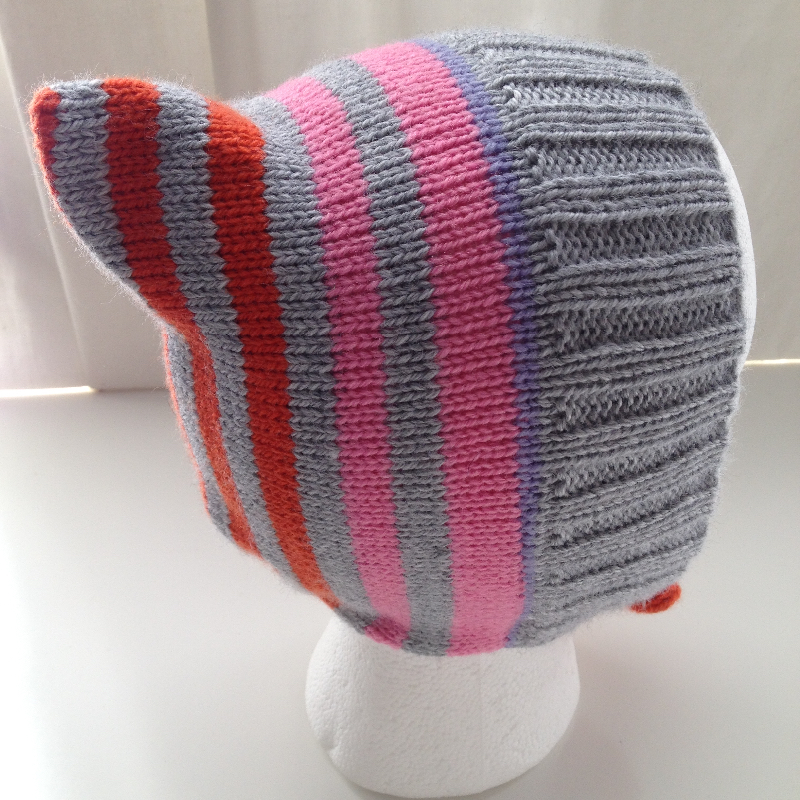6-24 months - Baby Toddler Acrylic Striped Pixie Hat