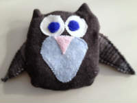 Recycled Woolly Owl