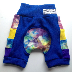 6-12+ Months - Woolly Rainbow Jecaloones Shorties - Diaper cover shorts