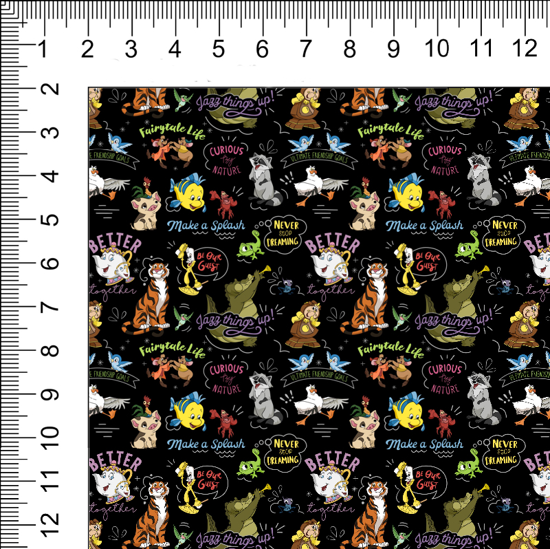 1yd cut R-59 BFF Small Black Swim Retail