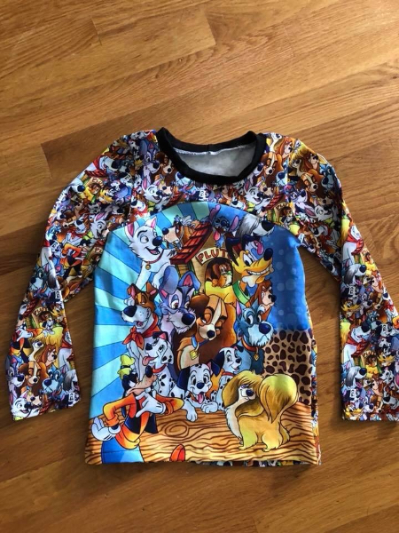 1yd Cut Cotton Lycra Dog-Tastic Small Scale