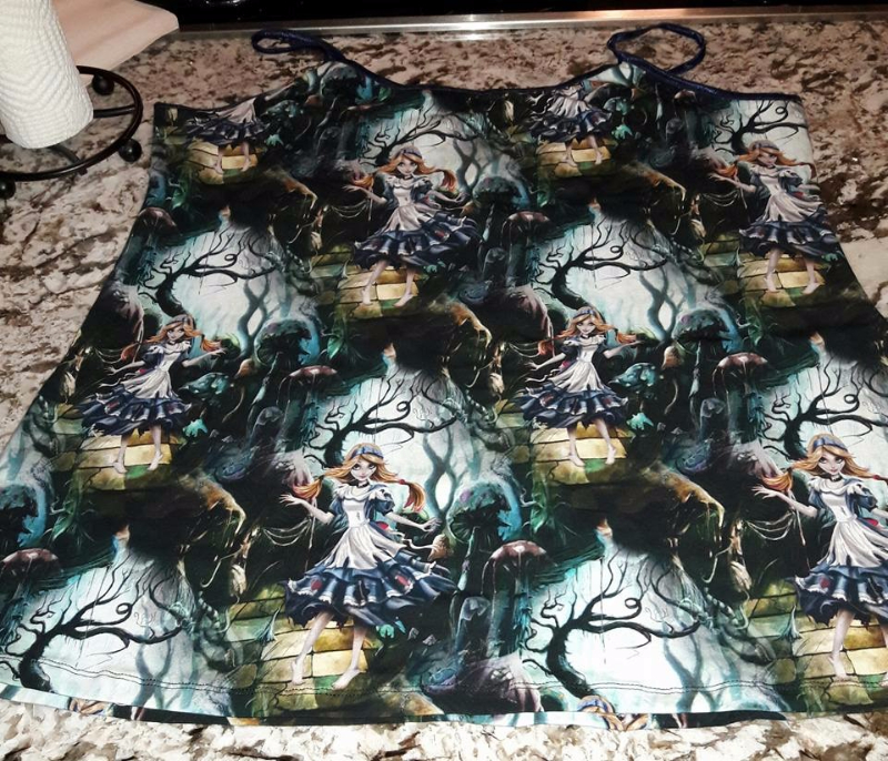 1yd cut Custom Cotton Lycra Small Alice Retail