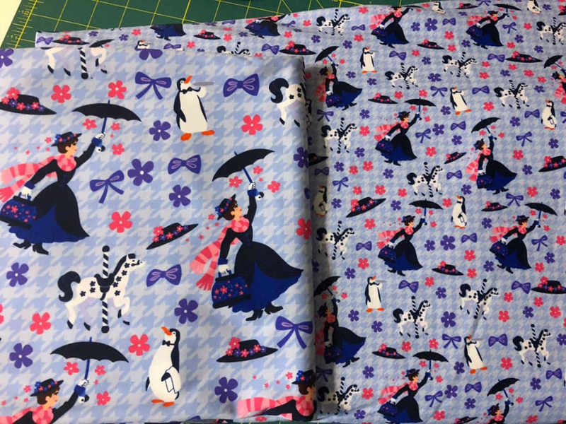 1yd Cut Practically Perfect Small Scale woven  Fabric Retail