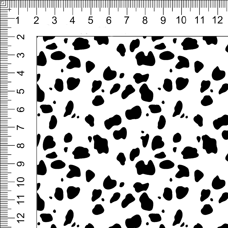 1yd cut  101 Dogs Spots cotton lycra Retail