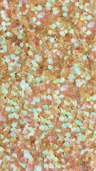 1yd cut Pocahontas Glitter Cotton Lycra