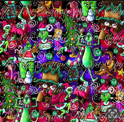 Grinchmas W/Plaid Background  ->  "Vinyl  12x53""