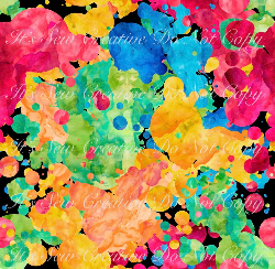 Rainbow Splash - DBP  (1 yd cuts)