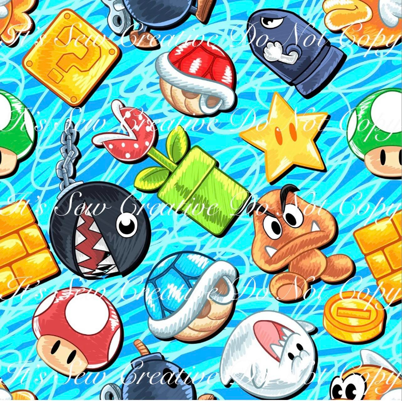 Here we go ~ Aqua Coordinate - CL (1 yd cut)