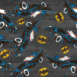 Bat Cars (2 yd cut) Woven